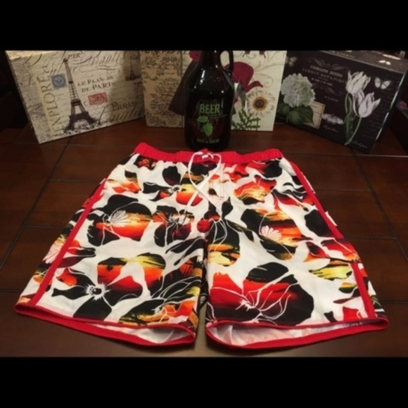 Nike Other - Mens Nike Swim Shorts-Multi-color, Medium